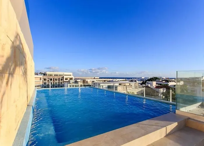 A Pasos De La Playa | Apartamento Elegante En La Quinta Avenida Con Piscina En La Azotea Appartement Playa del Carmen