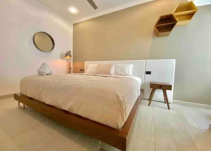 Appartement A Pasos De La Playa | Apartamento Elegante En La Quinta Avenida Con Piscina En La Azotea *